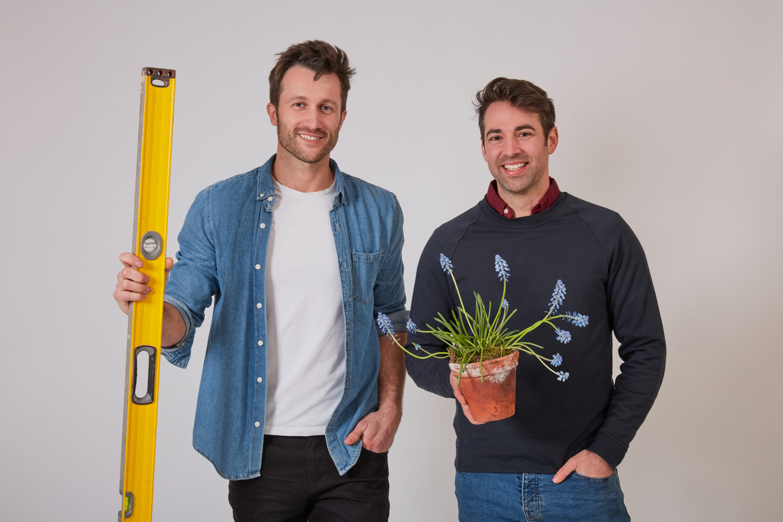 Studio portraits of Dean and Borja.