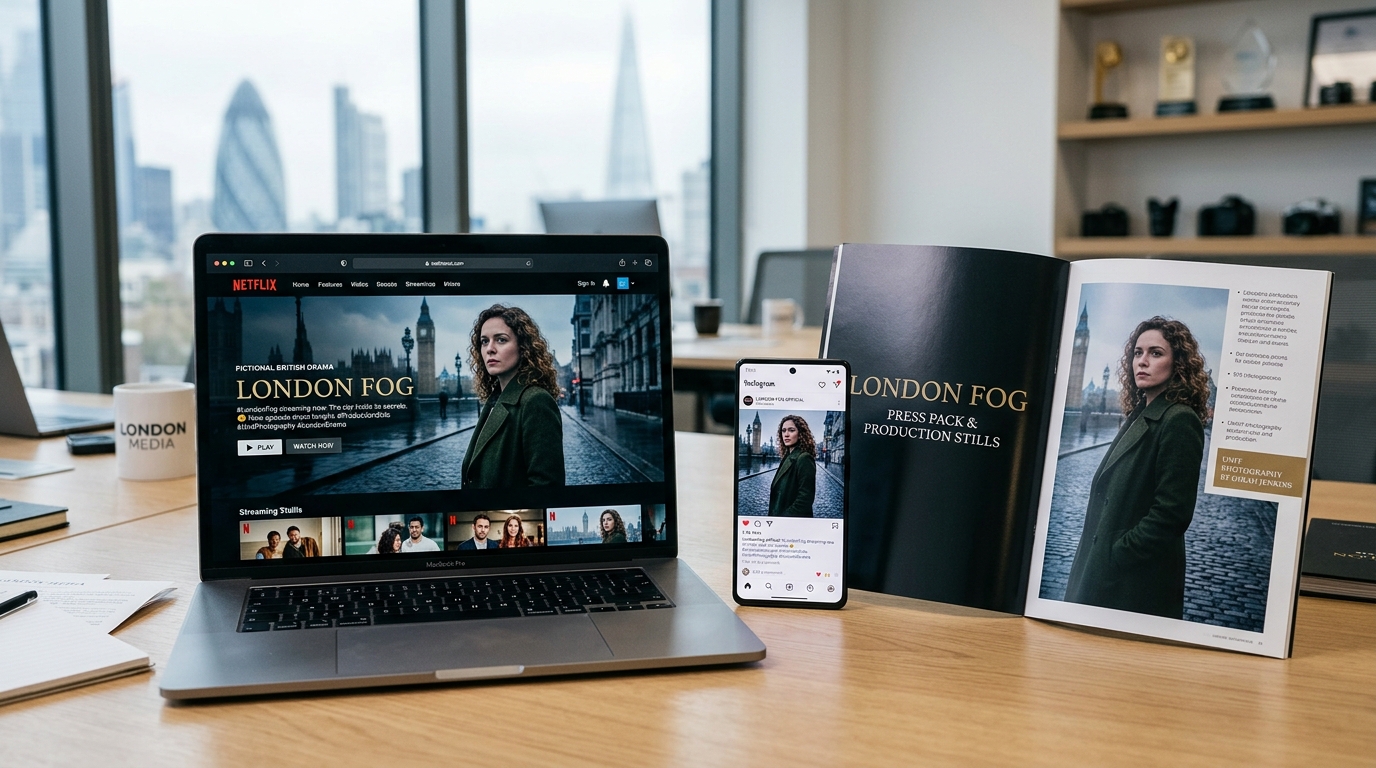  London unit stills photography used across streaming press and social media channels for unit stills photography marketing guide